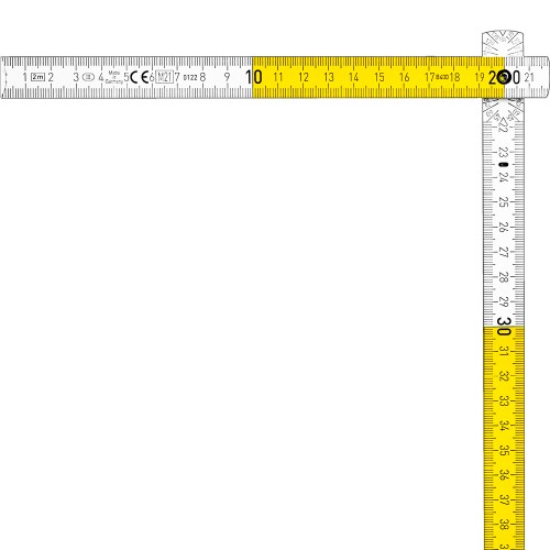 KRAFTOOL PRO-90, 2 м, профессиональный складной деревянный метр (34726)