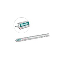KRAFTOOL KRAFT-LINE, 0.6 м, усиленная алюминиевая линейка со стальной направляющей (34275-60)