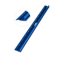 ЗУБР 0,6 м, Усиленная алюминиевая линейка со стальной направляющей, Профессионал (34382-60)