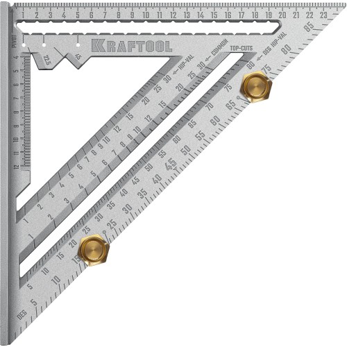 KRAFTOOL 250 мм, 5-в-1, Высокоточный кровельный угольник (3441-25)