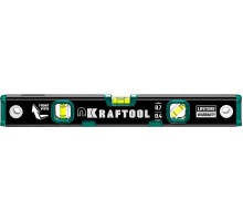 KRAFTOOL 400 мм, усиленный профиль, с зеркальным глазком, магнитный уровень (34785-40)