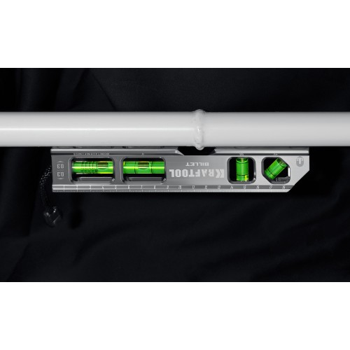 KRAFTOOL BILLET-20, 8 в 1, 200 мм, точность 0.3 мм/м, 4 глазка, брусковый магнитный уровень (34790)