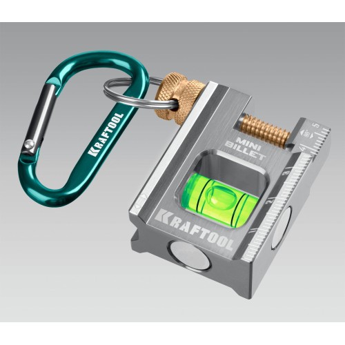 KRAFTOOL BILLET-5 MINI, 50 мм, брусковый магнитный уровень (34791)