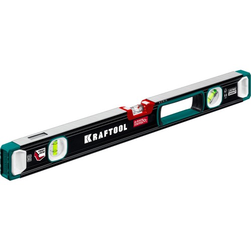 KRAFTOOL A-RATE CONTROL, 600 мм, точность 0.3 мм/м, с инновационным зеркальным глазком, сверхпрочный уровень (34986-60)