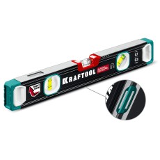 KRAFTOOL A-RATE CONTROL, 400 мм, точность 0.3 мм/м, с зеркальным глазком, сверхпрочный магнитный уровень (34988-40)