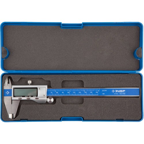 ЗУБР ШЦЦ-I-150-0.01, 150 мм, электронный штангенциркуль, Профессионал (34463-150)
