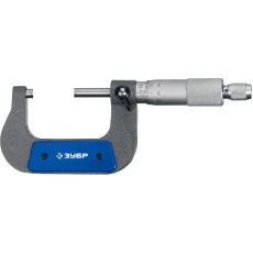 ЗУБР МК 50, 25 - 50 мм, гладкий механический микрометр, Профессионал (34480-50)