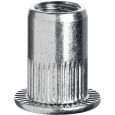 ЗУБР М3, станд. бортик, 1500 шт, стальные резьбовые заклепки с насечками, Профессионал (31317-03)