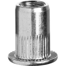 ЗУБР М4, станд. бортик, 1000 шт, стальные резьбовые заклепки с насечками, Профессионал (31317-04)