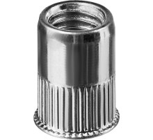 KRAFTOOL Nut-R, М10, уменьш. бортик, 150 шт, резьбовые заклепки стальные с насечками (311708-10)