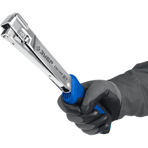 ЗУБР СМ-140, тип 140 (G/11/57) 20GA (6 - 10 мм), высокоскоростной стальной скобозабиватель (31542)