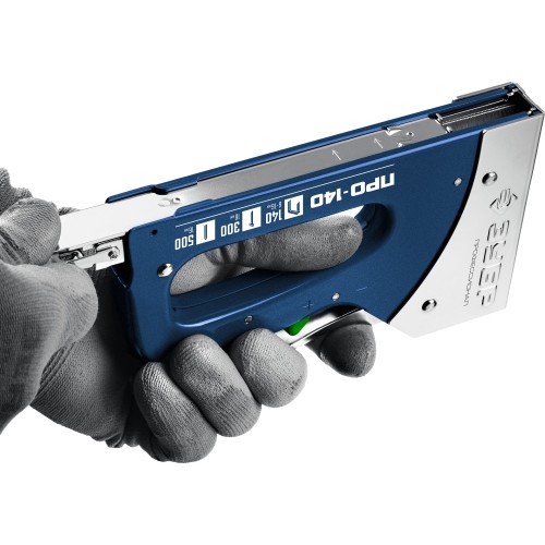 ЗУБР Про-140, тип 140 (G/11/57) 20GA (6 - 16 мм)/300/500, стальной рессорный степлер, Профессионал (4-31573)