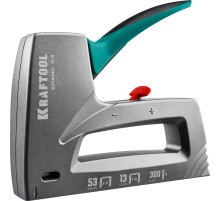 KRAFTOOL GRAND-53, тип 53 (A/10/JT21) 23GA (6 - 16 мм)/13/300, алюминиевый рессорный степлер (3193)