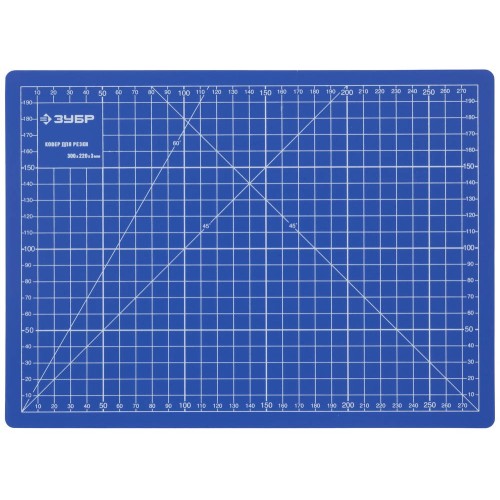 ЗУБР 300 х 220 х 3 мм, непрорезаемый коврик (09903)