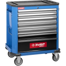 ЗУБР 730 x 475 x 910 мм, инструментальная тележка с 7 ящиками (38903-7)