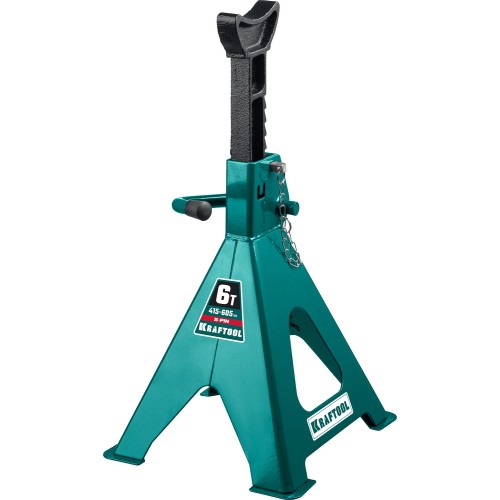 KRAFTOOL S-PIN, 6 т, 415 - 605 мм, усиленная страховочная подставка со штифтом (43465-6)