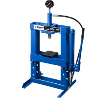 ЗУБР ПГН-10, 10 т, гидравлический пресс с гидронасосом и манометром, Профессионал (43072-10)