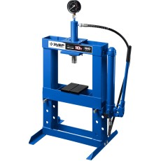 ЗУБР ПГН-10, 10 т, гидравлический пресс с гидронасосом и манометром, Профессионал (43072-10)