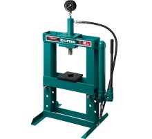 KRAFTOOL PMP-10, 10 т, гидравлический пресс с гидронасосом и манометром (43472-10)