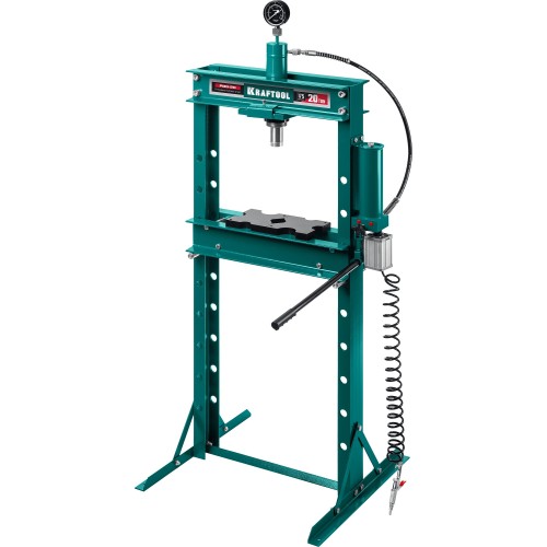 KRAFTOOL PMD-20, 20 т, гидравлический пресс с гидронасосом и пневмоприводом (43473-20)