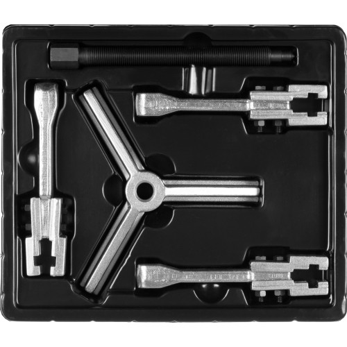 ЗУБР внешний d 30 - 130 мм, внутренний d 70 - 180 мм, раздвижной трехзахватный съемник, Профессионал (43312-180-150)