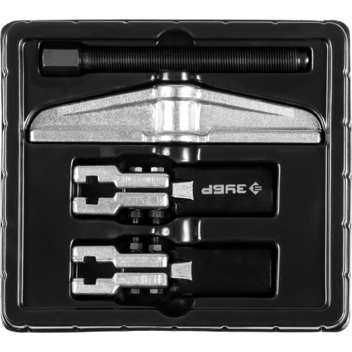 ЗУБР внешний d 25 - 125 мм внутренний d 55 - 170 мм, раздвижной двухзахватный съемник с тонкими захватами, Профессионал (43313-170-100)