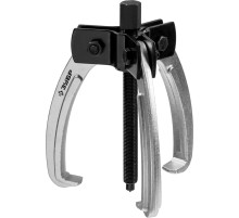 ЗУБР d 40 - 150 мм, шарнирный трехзахватный съемник с серповидными захватами, Профессионал (43323-110)