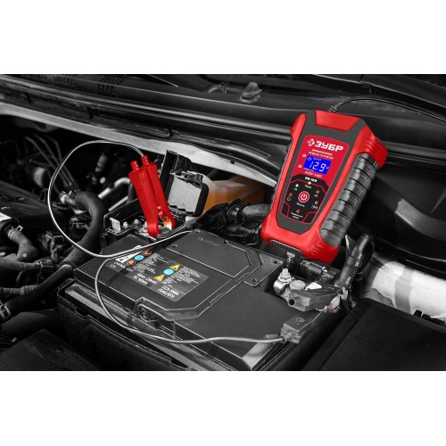 ЗУБР АЗУ-140, 6/12 В, 6 А, автоматическое зарядное устройство (59310)