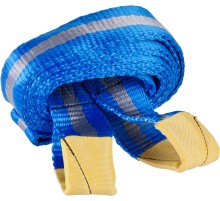 ЗУБР 2 петли, 10 т, ширина ленты 60 мм, длина 5 м, буксировочный трос (61216-10)