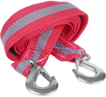 ЗУБР 2 крюка, 5 т, ширина ленты 50 мм, длина 4 м, буксировочный трос (61210-3.5)