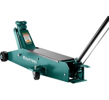 KRAFTOOL HIGH-LIFT, 10 т, 160 - 560 мм, для тяжелой техники, подкатной домкрат (43455-10)