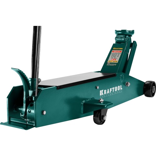 KRAFTOOL HIGH-LIFT, 10 т, 160 - 560 мм, для тяжелой техники, подкатной домкрат (43455-10)