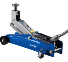 ЗУБР Т-77, 3 т, 192 - 533 мм, подкатной домкрат с высоким подъемом, Профессионал (43055-3)