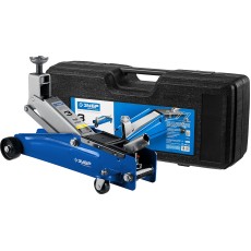 ЗУБР Т-77, 3 т, 192 - 533 мм, подкатной домкрат с высоким подъемом в кейсе, Профессионал (43055-3-K)