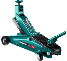 KRAFTOOL SUV, 3 т, 190 - 530 мм, подкатной домкрат с высоким подъемом (43458-3)