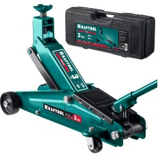 KRAFTOOL SUV, в кейсе 3 т, 190 - 530 мм, подкатной домкрат с высоким подъемом (43458-3-K)