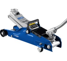 ЗУБР Т-65, 2.5 т, 90 - 360 мм, подкатной домкрат с низким подхватом и поворотной ручкой, Профессионал (43057-2.5)