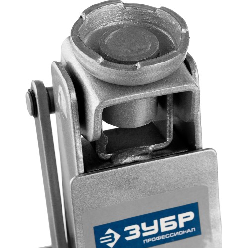 ЗУБР Т-65, 2.5 т, 90 - 360 мм, подкатной домкрат с низким подхватом и поворотной ручкой, Профессионал (43057-2.5)