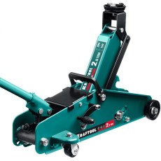 KRAFTOOL S-PIN, 2.5 т, 140 - 385 мм, подкатной домкрат с увеличенным подъемом и фиксатором (43457-2.5)
