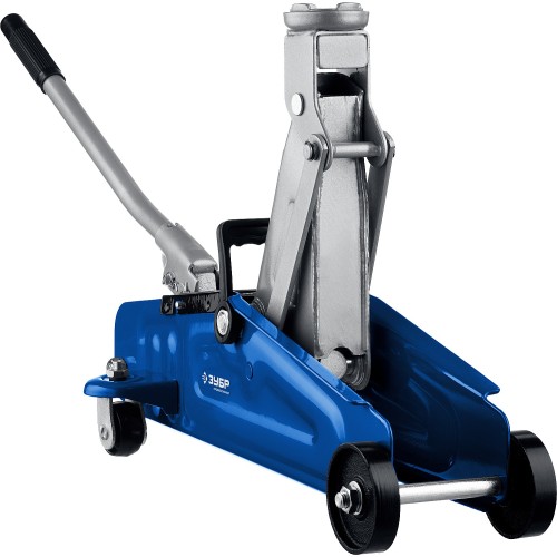 ЗУБР Т-30, 2 т, 135 - 330 мм, подкатной гидравлический домкрат, Профессионал (43053-2)