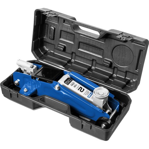 ЗУБР Т-30-K, 2 т, 135 - 330 мм, подкатной гидравлический домкрат в кейсе, Профессионал (43053-2-K)