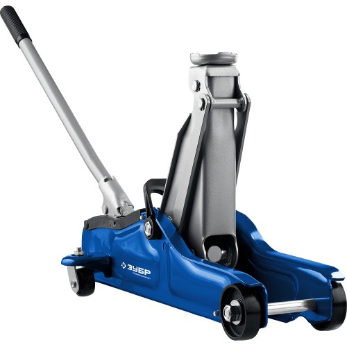 ЗУБР Т-35, 2 т, 85 - 330 мм, подкатной домкрат с низким подхватом в кейсе, Профессионал (43056-2-K)