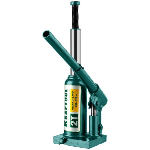 KRAFTOOL KRAFT-LIFT, 2 т, 158 - 308 мм, бутылочный гидравлический домкрат (43462-2)