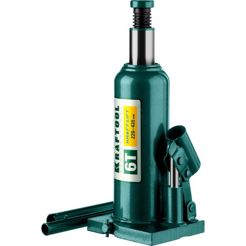KRAFTOOL KRAFT-LIFT, 6 т, 216 - 413 мм, бутылочный гидравлический домкрат (43462-6)