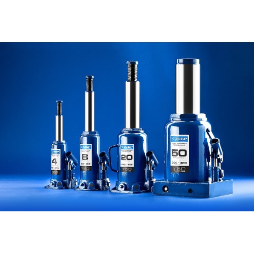 ЗУБР 10 т, 228 - 462 мм, бутылочный гидравлический домкрат, Профессионал (43060-10)