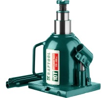 KRAFTOOL DOUBLE RAM, 10 т, 170 - 430 мм, с увеличенным подъемом, двухштоковый бутылочный домкрат (43463-10)