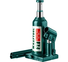 KRAFTOOL DOUBLE RAM, 2 т, 170 - 380 мм, с увеличенным подъемом, двухштоковый бутылочный домкрат (43463-2)