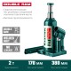 KRAFTOOL DOUBLE RAM, 2 т, 170 - 380 мм, с увеличенным подъемом, двухштоковый бутылочный домкрат (43463-2)
