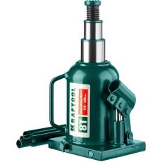 KRAFTOOL DOUBLE RAM, 8 т, 170 - 430 мм, с увеличенным подъемом, двухштоковый бутылочный домкрат (43463-8)