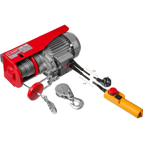 ЗУБР 500 / 250 кг, 1600 В, электрический тельфер (ЗЭТ-500)